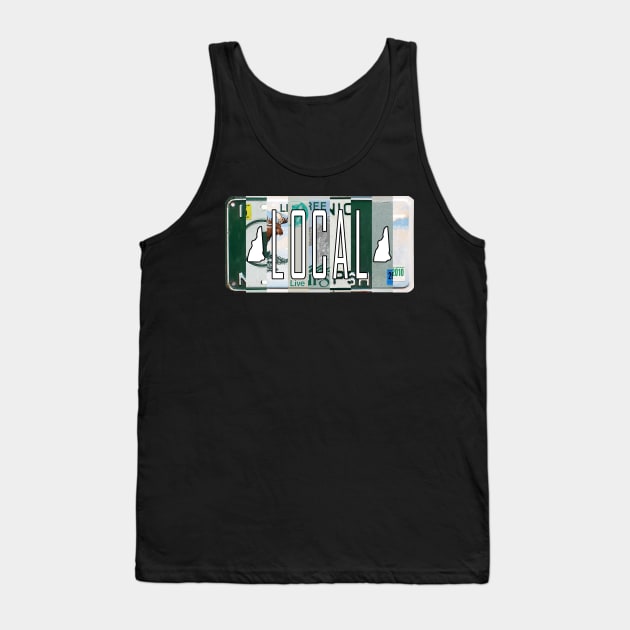 New Hampshire Local License Plates Tank Top by stermitkermit